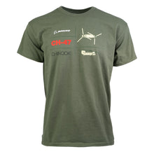 Load image into Gallery viewer, Boeing CH-47 Chinook Tech Line Unisex T-Shirt