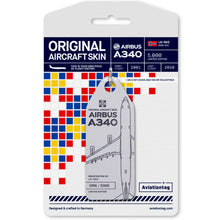 Load image into Gallery viewer, Aviation tag Original Aircraft Skin Tag