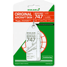 Load image into Gallery viewer, Aviation tag Original Aircraft Skin Tag
