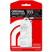 Load image into Gallery viewer, Aviation tag Original Aircraft Skin Tag