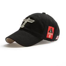 Load image into Gallery viewer, Red Canoe Boeing Airplane Company Logo B-17 Heritage Hat