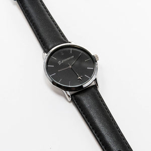 Boeing Silver Rotating "Airplane" Watch (Thin Frame)