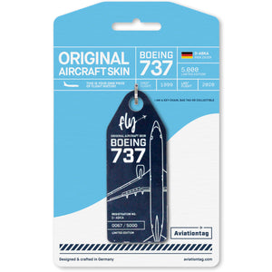 Aviation tag Original Aircraft Skin Tag
