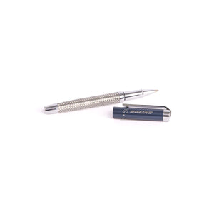 Boeing Braided Steel Metal Pen Set