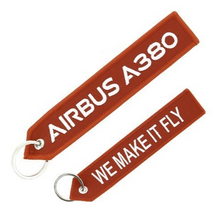 Load image into Gallery viewer, Airbus Remove Before Flight Key Ring