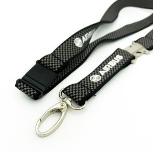 Airbus Carbon Woven Lanyard