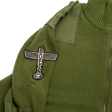 Load image into Gallery viewer, Red Canoe Boeing Airplane Logo Cardigan/ Flight Jacket
