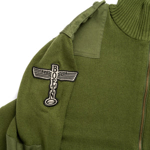 Red Canoe Boeing Airplane Logo Cardigan/ Flight Jacket
