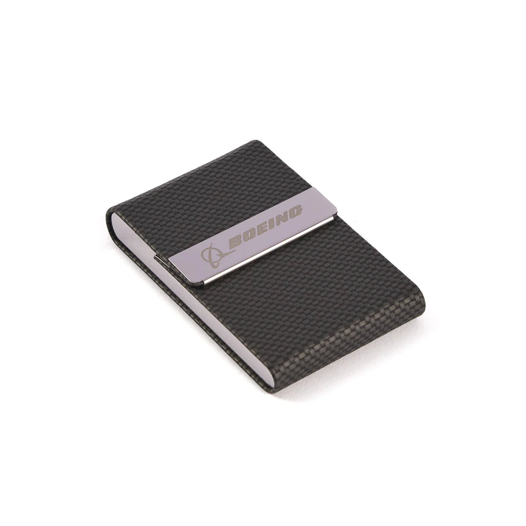 Boeing Carbon Fiber Card Holder (New Portrait Design)