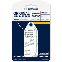 Load image into Gallery viewer, Aviation tag Original Aircraft Skin Tag