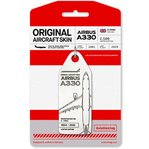 Aviation tag Original Aircraft Skin Tag