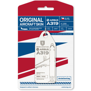 Aviation tag Original Aircraft Skin Tag