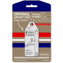 Load image into Gallery viewer, Aviation tag Original Aircraft Skin Tag