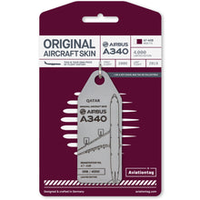 Load image into Gallery viewer, Aviation tag Original Aircraft Skin Tag