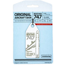 Load image into Gallery viewer, Aviation tag Original Aircraft Skin Tag