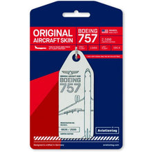 Load image into Gallery viewer, Aviation tag Original Aircraft Skin Tag