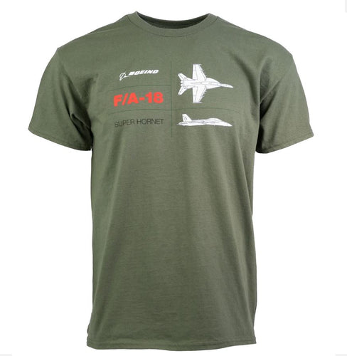Boeing Tech Line  F/A-18 Super Hornet  T-Shirt (Unisex)