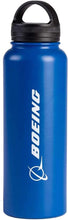 Load image into Gallery viewer, Boeing Logo Water Bottle Royal Blue