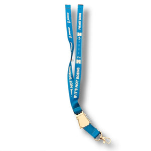 Boeing "If it's not Boeing, I'm not Going" Seatbelt Buckle Lanyard