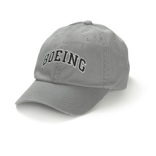 Kids Boeing Varsity Logo Hat (Charcoal)