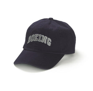 Kids Boeing Varsity Logo Hat (Navy)