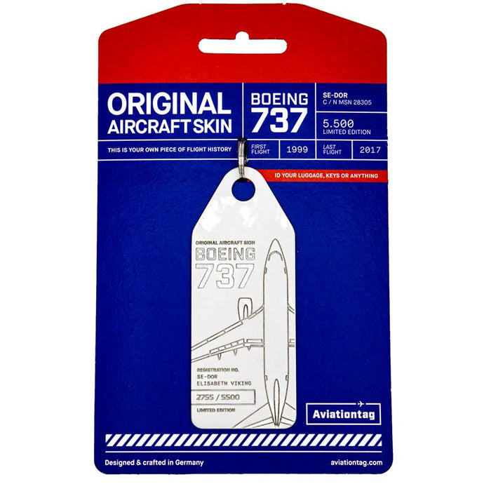 Aviation tag Original Aircraft Skin Tag