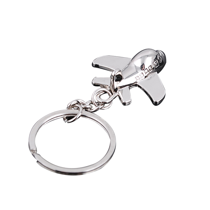 Metal Airplane Keychain