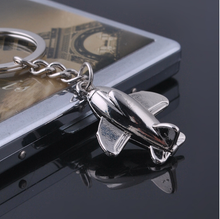 Load image into Gallery viewer, Metal Airplane Keychain