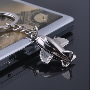 Metal Airplane Keychain