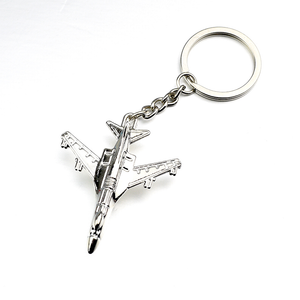 Metal Airplane Keychain
