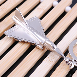 Metal Airplane Keychain