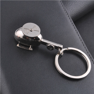 Metal Airplane Keychain
