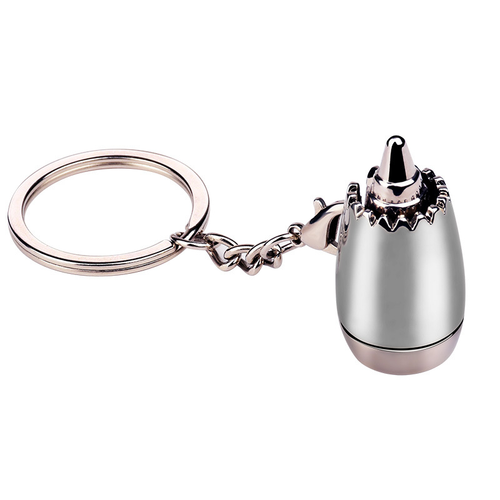 Metal Jet Engine Keychain