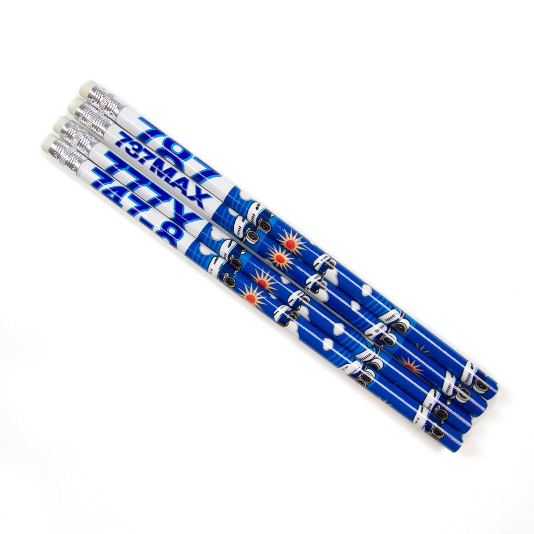 Boeing Pudgy Pencil 4 Pack