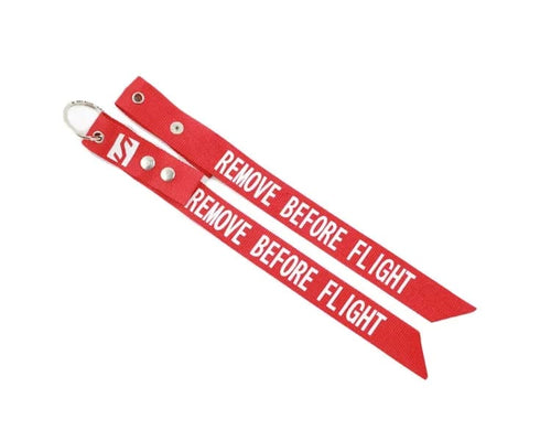 Glow-in-the-Dark Remove Before Flight Keychain